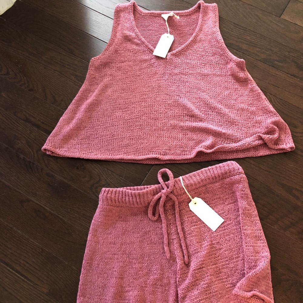 One Love Knit Tank and Shorts Set